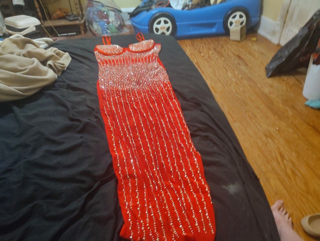 Large Evening Delicate Gown