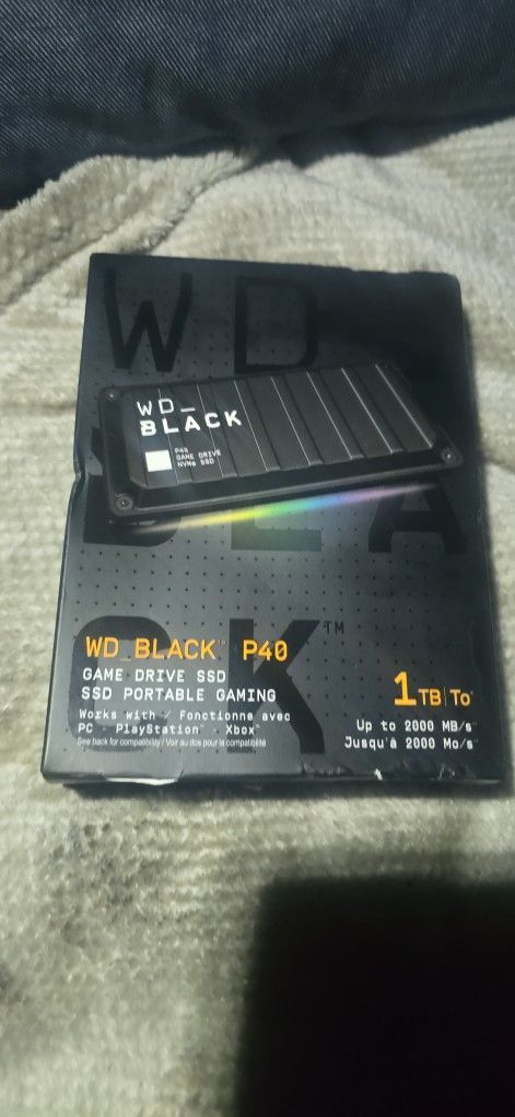 WD_Black_P40 Game Drive SSD 1TB External Hard Drive