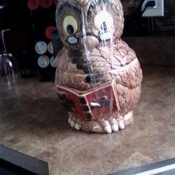 Antique Owl Cookie Jar Japan    40.00