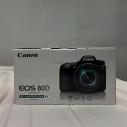 Canon 80D DSLR Kit With 18-135mm Lens F/3.5-5.6