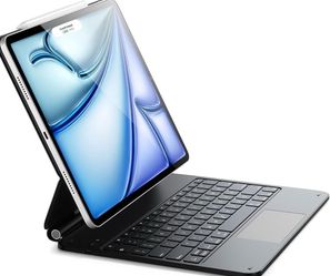 iPad Air 13 Inch Case Keyboard M4/M3/M2 (2026/2025/2024) & iPad Pro 12.9 inch (6th/5th/5th/3rd) Magic Keyboard, Easy-Set Floating Cantilever Stand, Pr