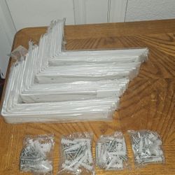 HEAVY DUTY SHELF BRACKETS 6 X 10 INCH BRAND NEW