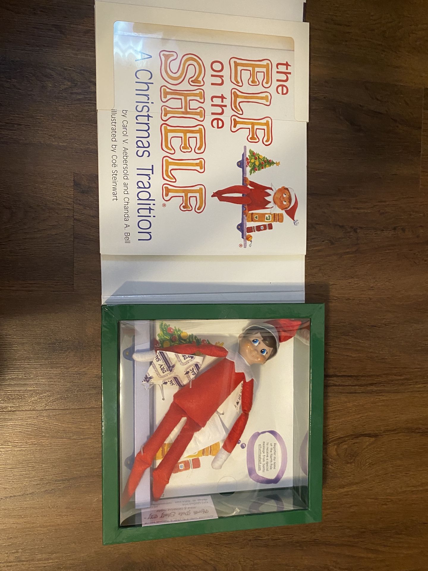 Elf On The Shelf Book With Elf