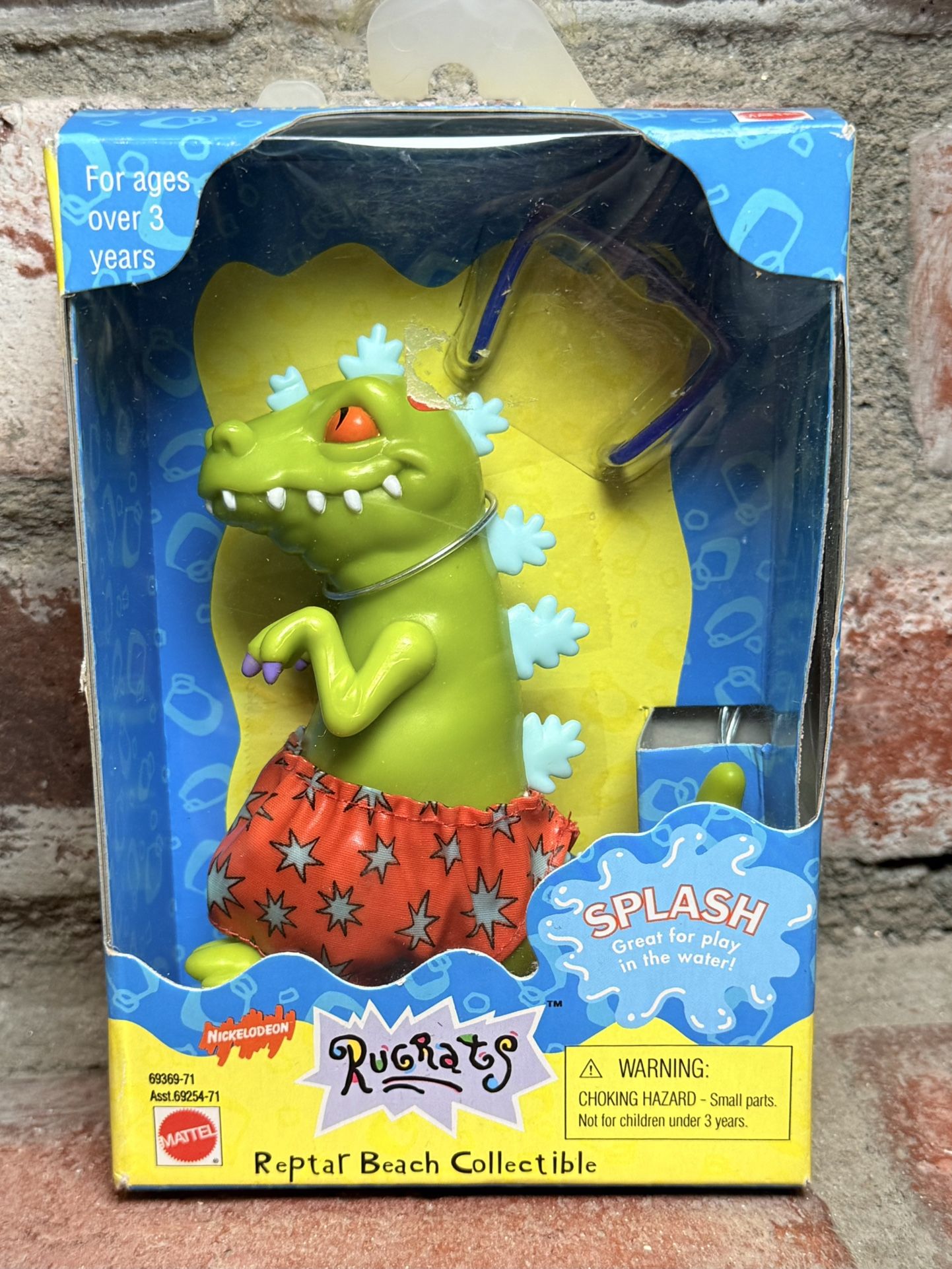 NEW SEALED Vintage 1998 Nickelodeon Rugrats Reptar Beach Collectible Mattel