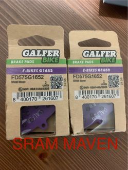 New pair of Galfer maven pads for 2 brakes discount