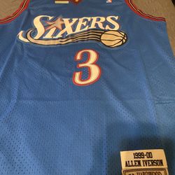 Allen Iverson 76ers Jersey Brand New With Tags 