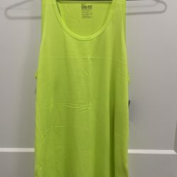 Nike Dri-Fit Ladies Tank Top - Brand New - Lime Green - Size Large 