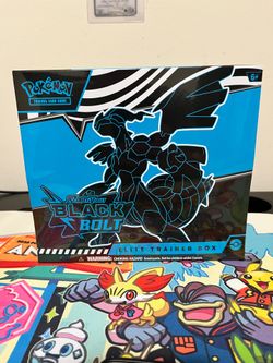 Pokémon Black Bolt Elite Trainer Box SEALED NIB