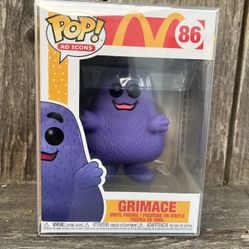Funko Pop Ad Icons 86 Grimace Brand New 
