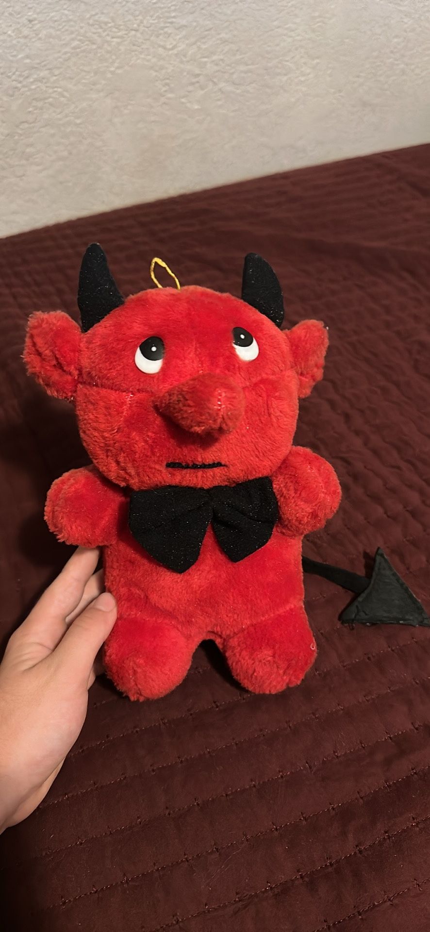 Vintage Red Devil Plushy