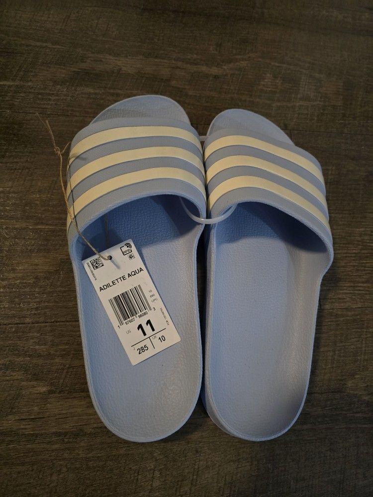 Adidas Adilette Aqua Slides Size 11