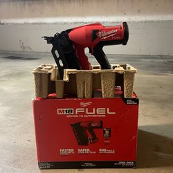 NEW Milwaukee M18 FUEL Duplex Nailer 2844-20 + Nails Tool Only