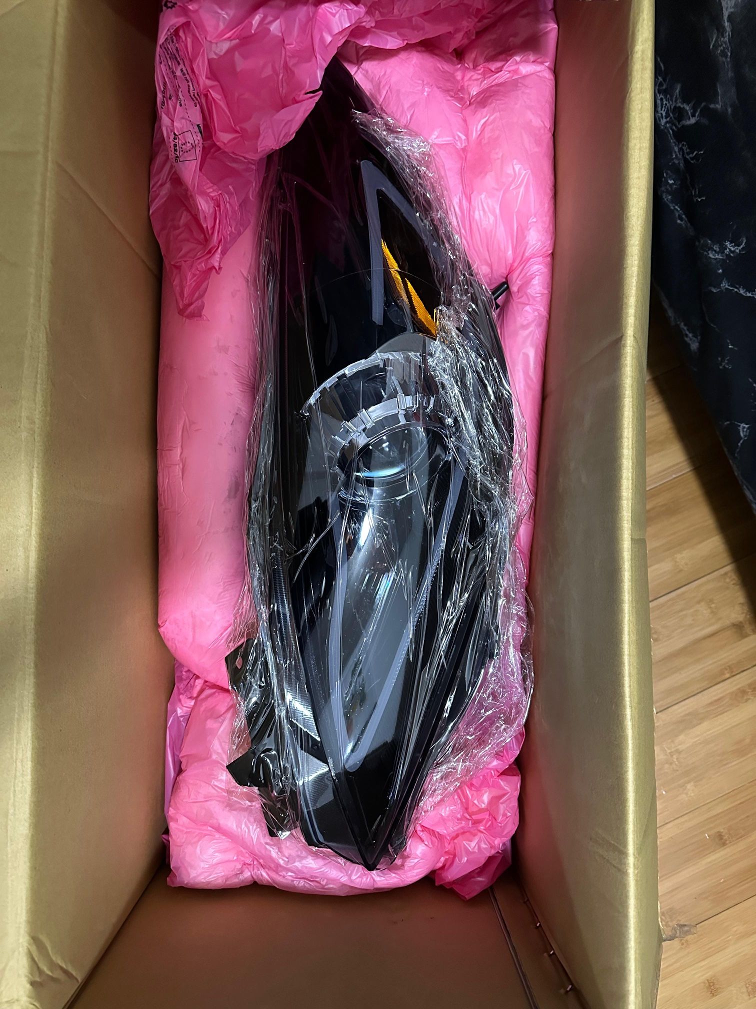 LED projector headlights by Spec-D Tuning, designed for the Mazda 3 (2010–2013 models).