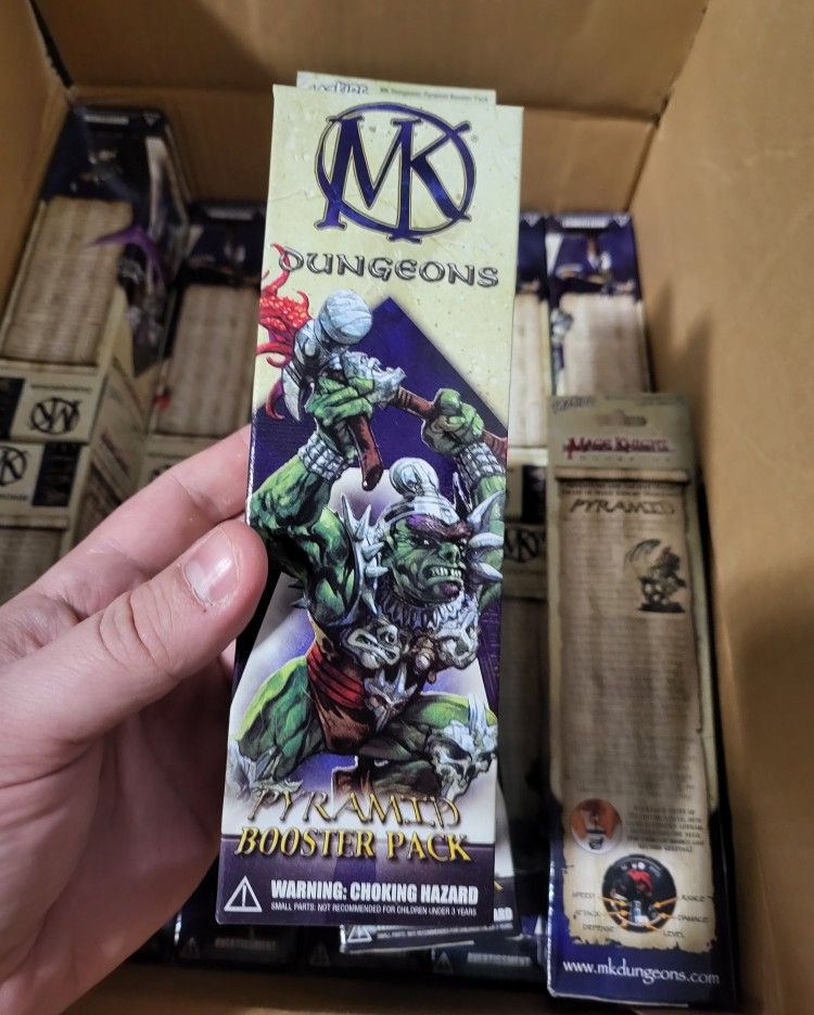 Mage Knight Dungeons Pyramid Booster Packs NEW SEALED ORIGINAL WizKids