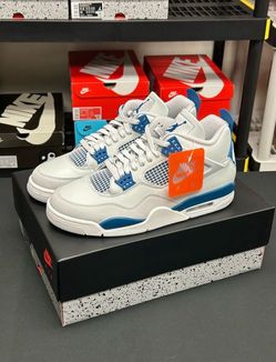Military Blue Jordan 4s Size 12