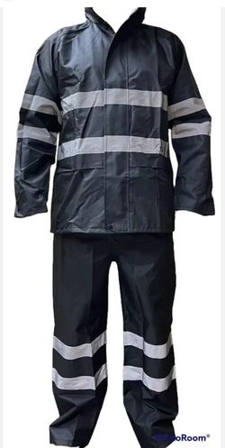 3 PC Black Rain Suit