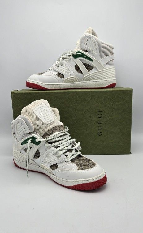 Gucci Sneakers Basket High Demetra Size 8 Men's