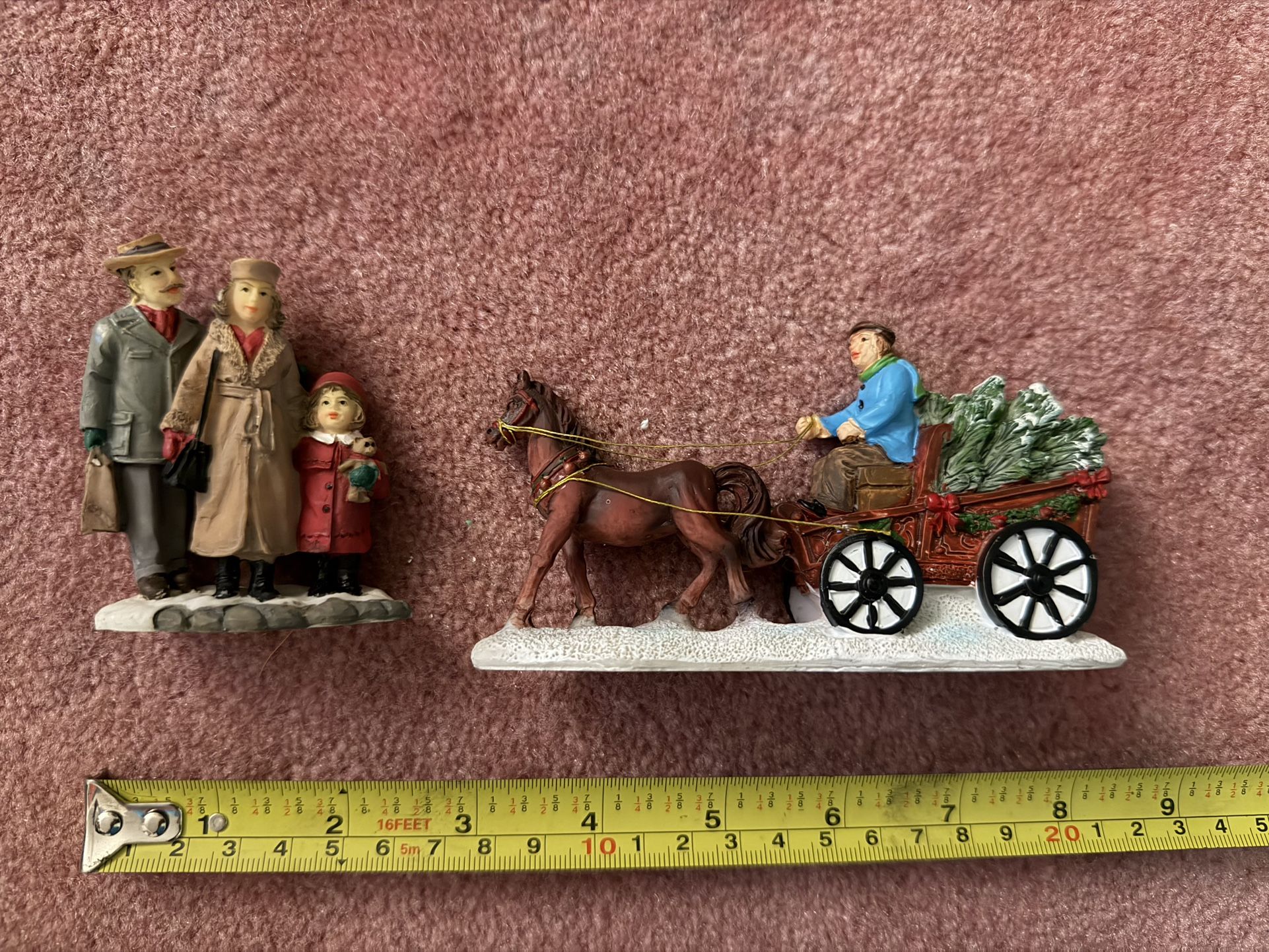 Various Village Figurines 