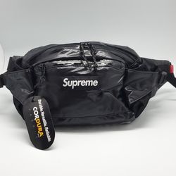 Supreme Waist Bag Black Cordura