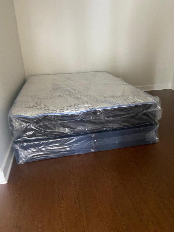 Queen Mattress & Box Spring - Delivery Available Today