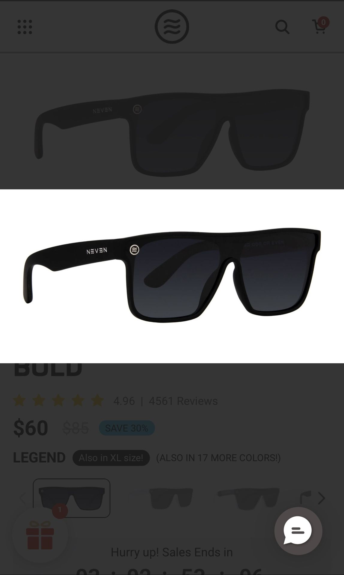 New NEVEN Legend Bold Polarized Sunglasses 