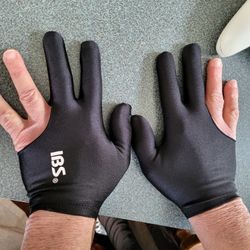 15 New 3 Finger Video Gaming Gloves, Billard Gloves