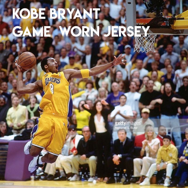 Kobe Bryant Game Worn Used Los Angeles Lakers Jersey 2000-2001