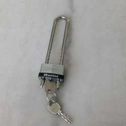 MASTER PADLOCK with Adjustable Shackle, NEW
