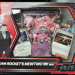 TEAM ROCKET'S MEWTWO EX BOX 