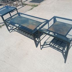 Santa Fe Cali Six Piece Living Room Table Set