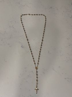 14k 3 gold rosary