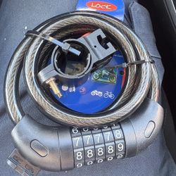 Bike lock With Combination 