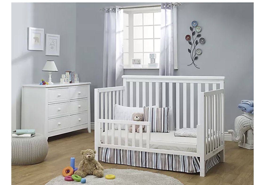 Top Panel Crib Berkley Flat Top Crib White Sorelle Furniture