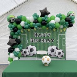 Soccer Birthday Balloon Decoration 