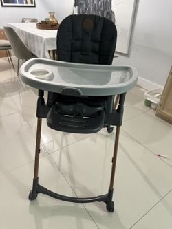 Maxi Cosi High Chair Modern Gray Wood Simple Design