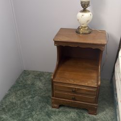 Two matching vintage night stands
