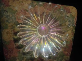 Vintage federal glass dish