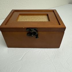 Wooden Trinket Box