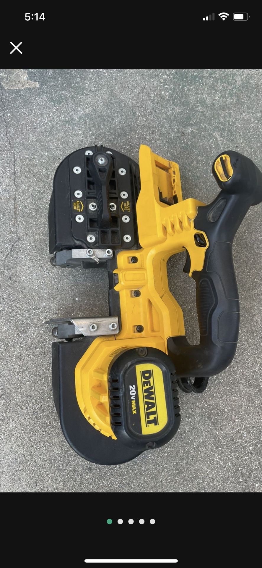 DEWALT 20V MAX Cordless Band Saw (Tool Only)