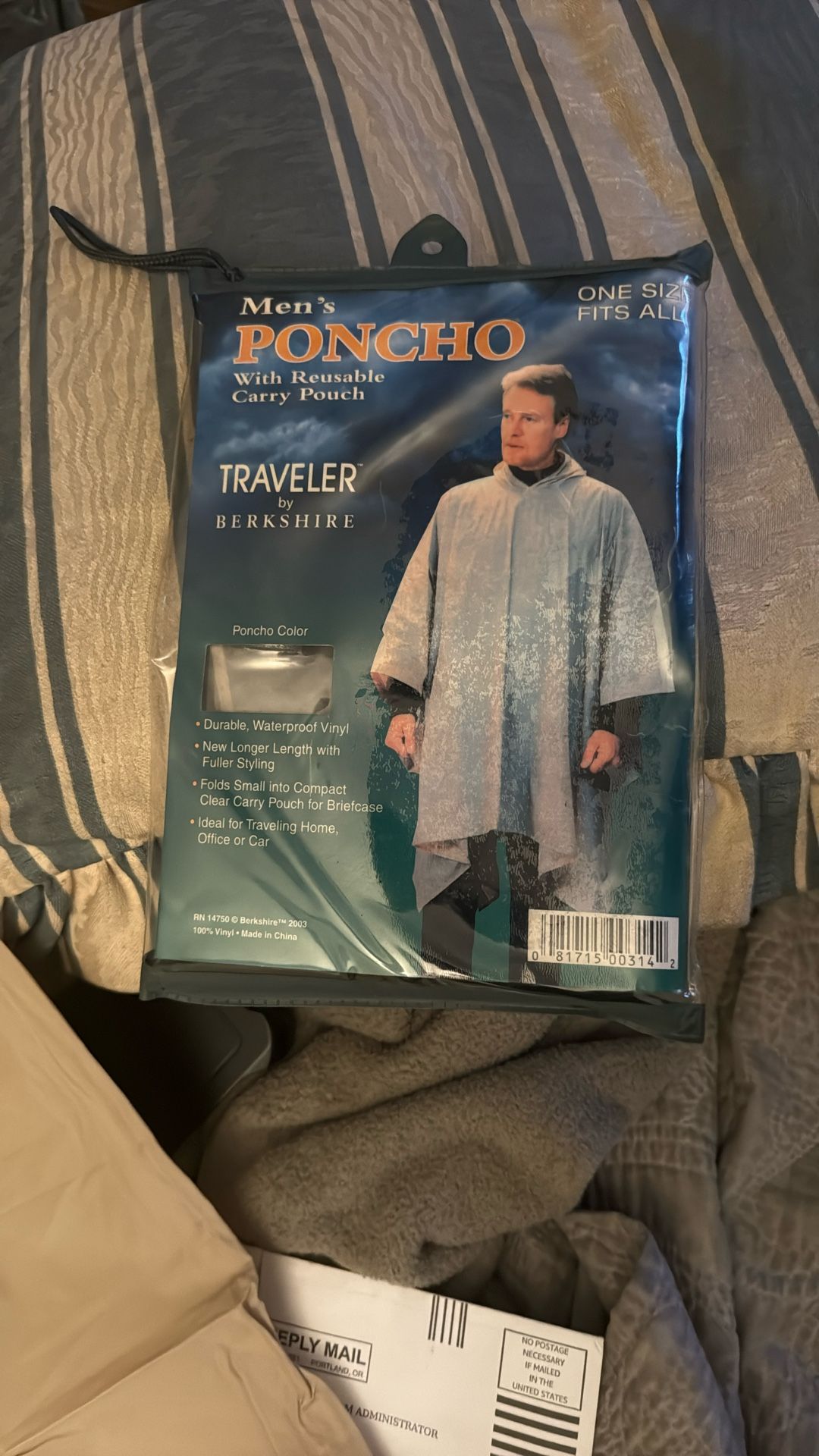 Raincoat poncho