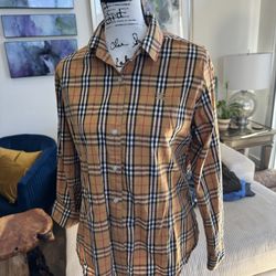 Burberry Shirt – Size M – 100% Cotton