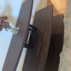 Dark Wood Console Table