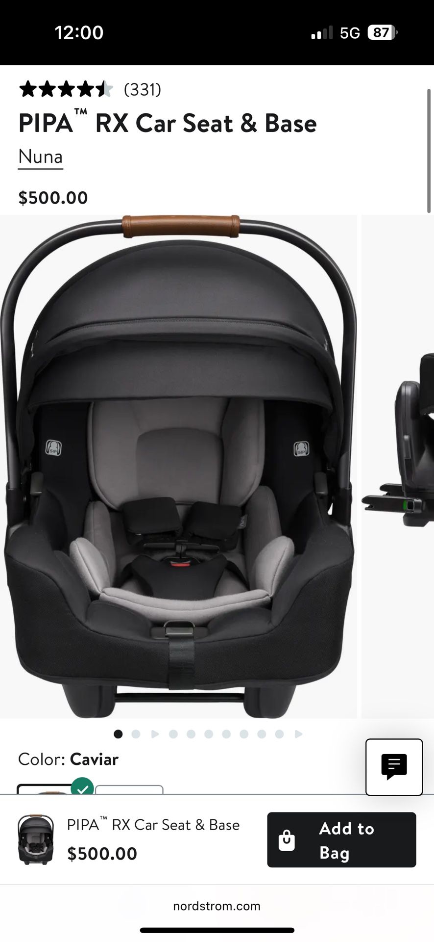 Nuna Pipa RX + Base