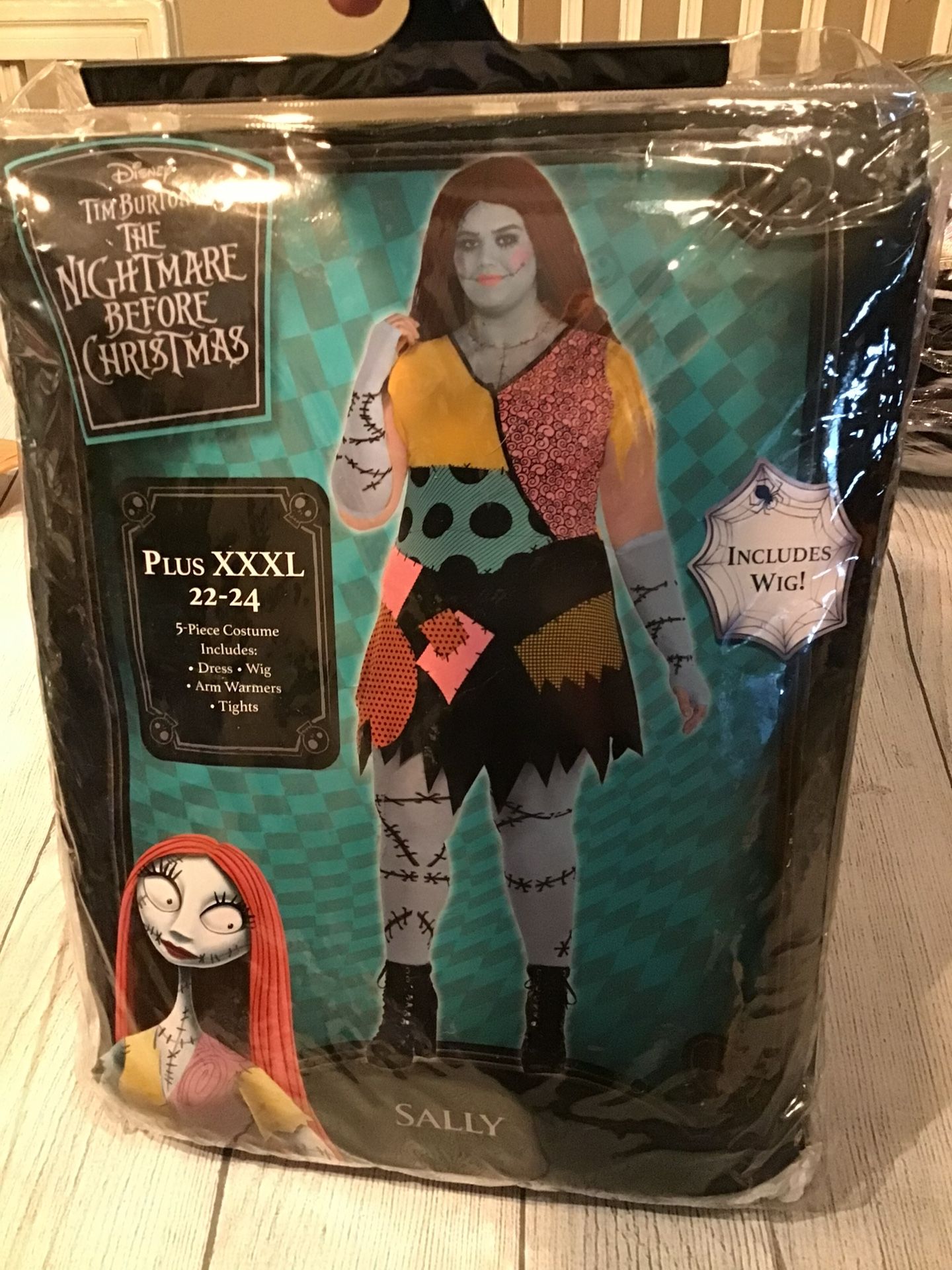Disney Nightmare Before Christmas SALLY Adult Costume Size XXXL (22-24) NEW