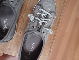 Grey Sperry Top Sider