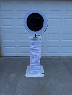 Photobooth ( photo booth stand tower shell ring light )