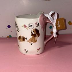 Disney Rae Dunn Lady & The Tramp Mug NEW