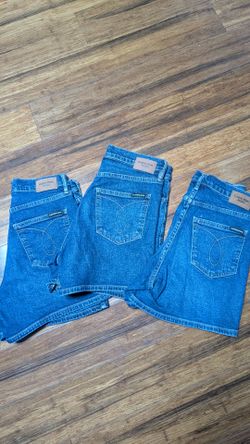 3 Calvin Klein High Rise Shorts, sz 6 women's