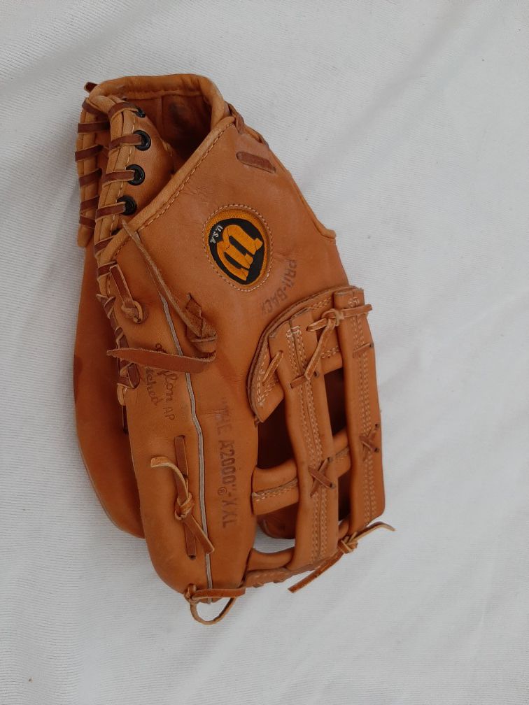 Wilson softball mit Baseball Mitt A2000 leather Glove