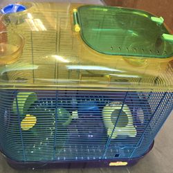 Hamster Habitat/Cage w/ accessories